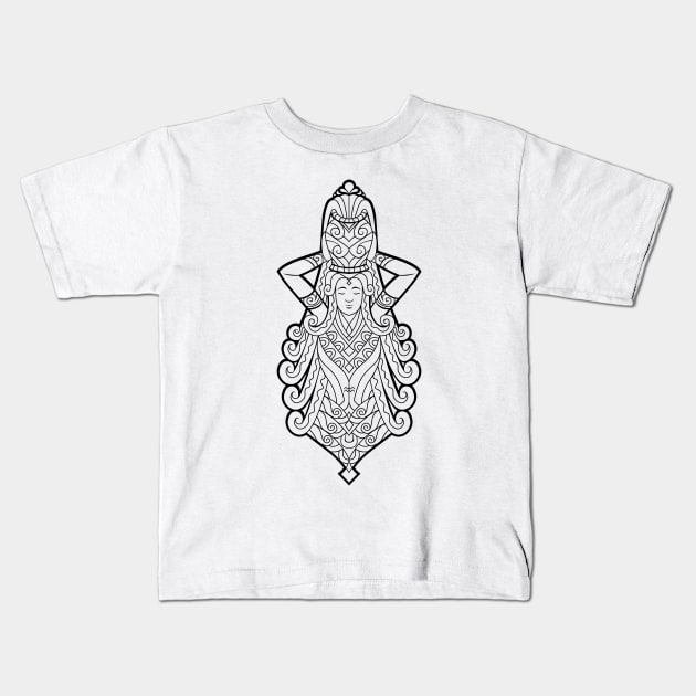 Aquarius Kids T-Shirt by elangkarosingo